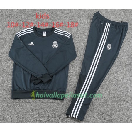 Real Madrid Lasten Training Huppari Suits Musta 2018-2019